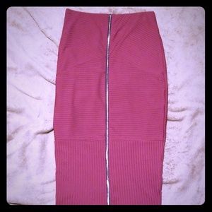 Guess Bodycon zip skirt
